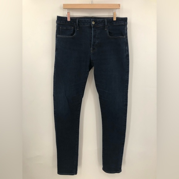 G Star Raw 36x34 3301 Deconstructed Slim Straight Jeans 0310 - Picture 2 of 11